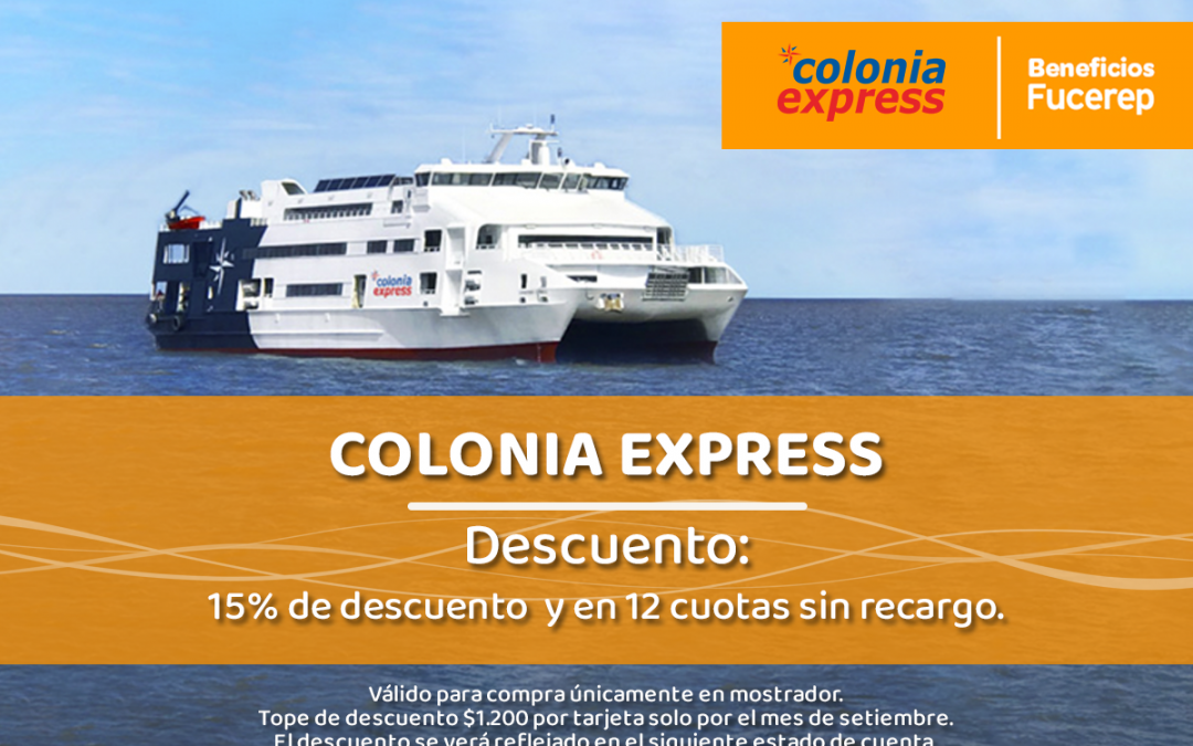 15% de descuento en Colonia Express