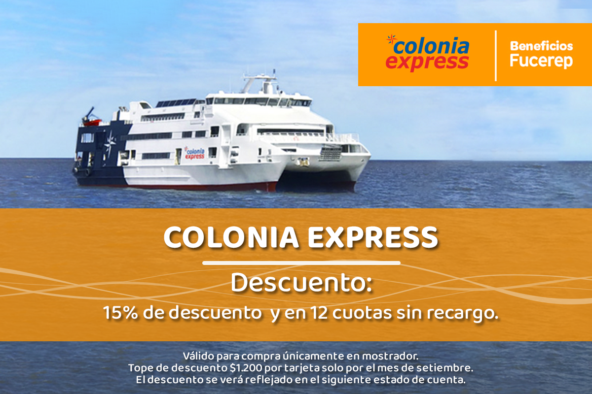 15% de descuento en Colonia Express
