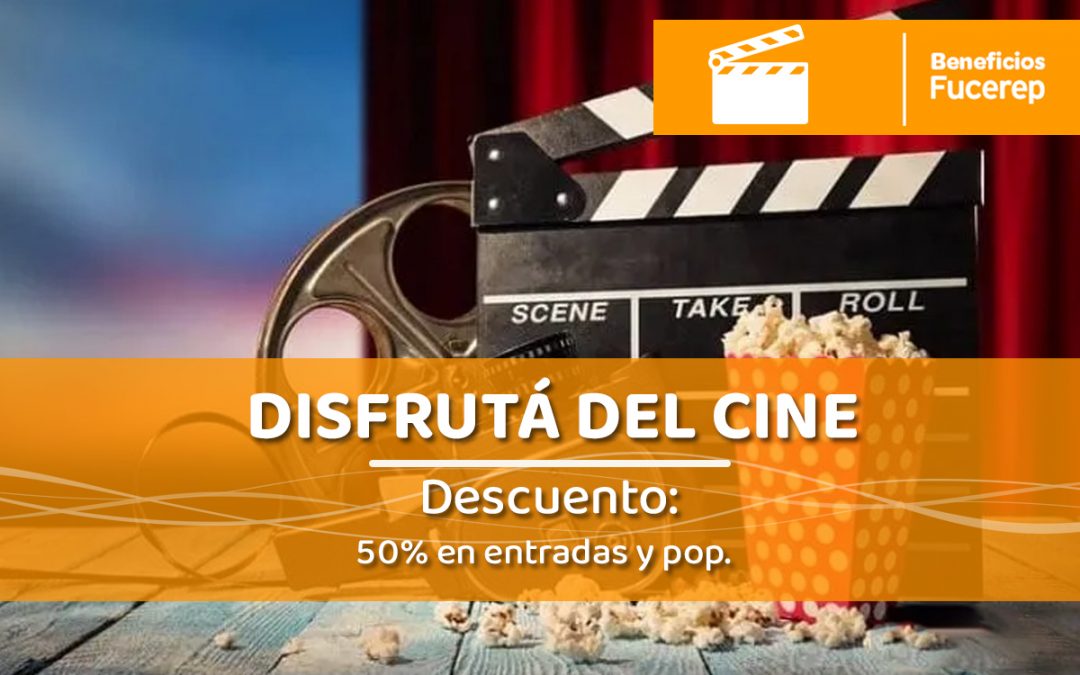 50% de descuento en cines.