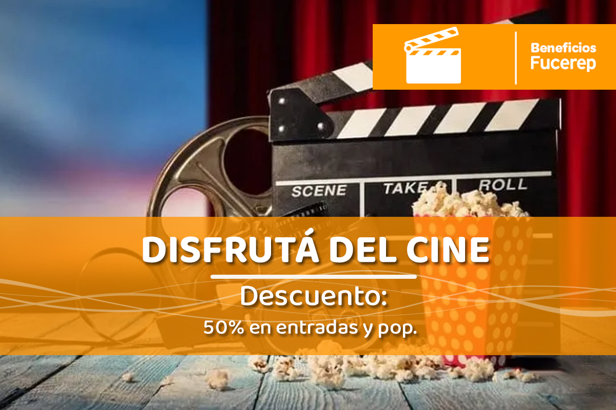 50% de descuento en cines.