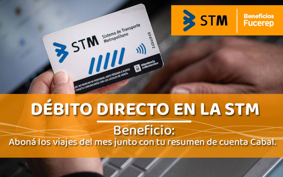 Paga con la STM y debita directo de tu tarjeta