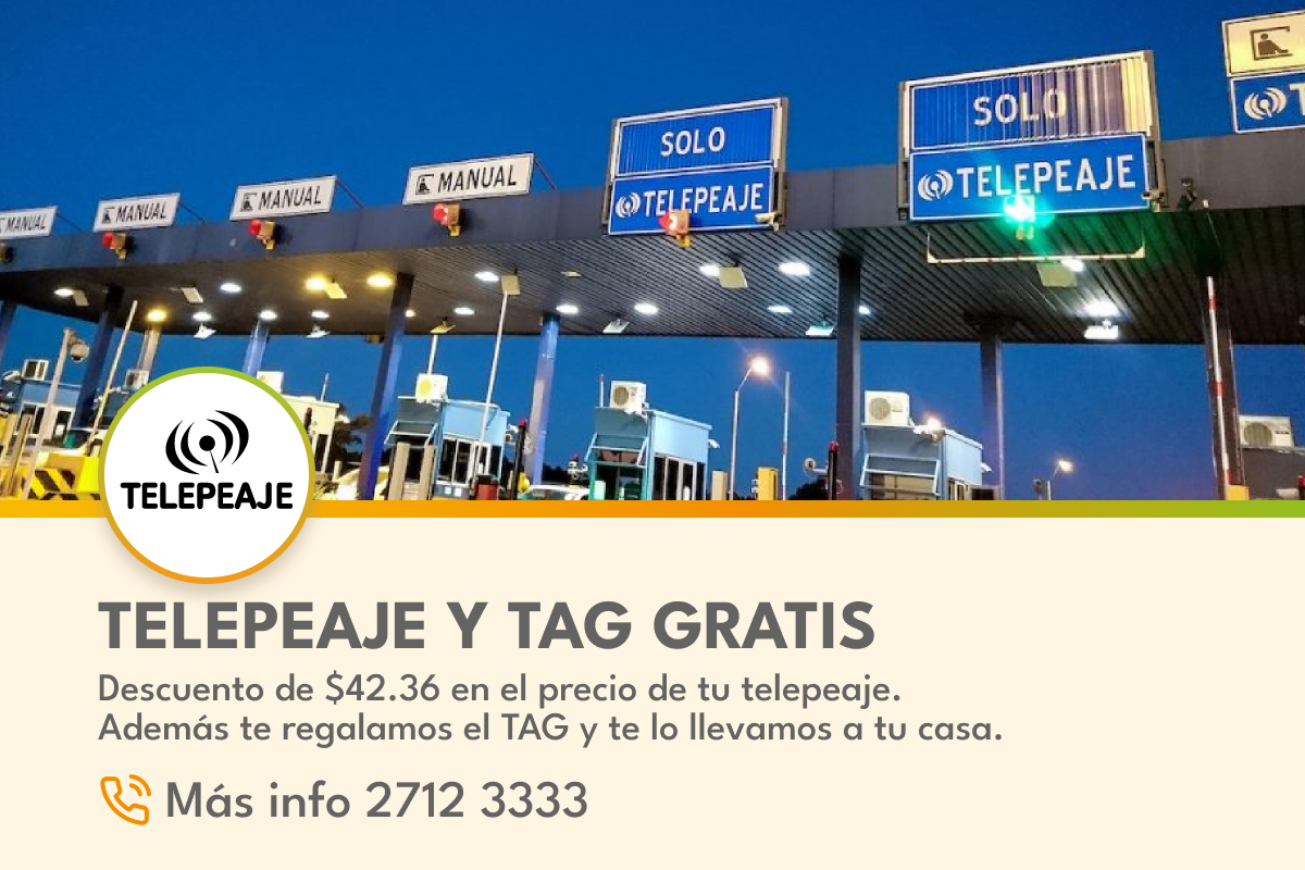 Descuento de $42.36 en el precio de tu telepeaje pagando con Cabal